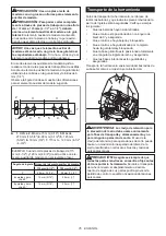 Предварительный просмотр 76 страницы Makita XSL07 Instruction Manual