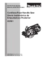 Preview for 1 page of Makita XSR01 Instruction Manual