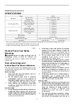 Preview for 2 page of Makita XST01 Instruction Manual