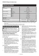 Preview for 2 page of Makita XT333X1 Instruction Manual