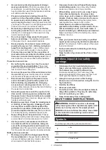 Preview for 35 page of Makita XT449T Instruction Manual