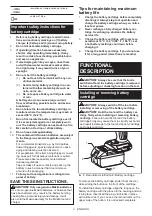 Preview for 36 page of Makita XT449T Instruction Manual