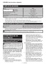 Preview for 11 page of Makita XTU02 Instruction Manual