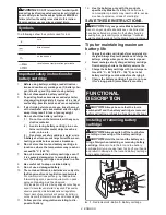 Предварительный просмотр 4 страницы Makita XTW01 Instruction Manual