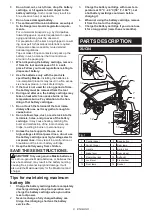 Preview for 8 page of Makita XUC04 Instruction Manual