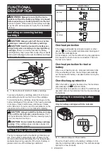 Preview for 6 page of Makita XUX01Z Instruction Manual