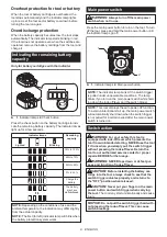 Preview for 9 page of Makita XUX02 Instruction Manual