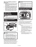 Предварительный просмотр 5 страницы Makita XVJ01 Instruction Manual