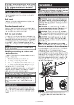 Предварительный просмотр 8 страницы Makita XVJ04 Instruction Manual