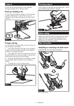 Предварительный просмотр 11 страницы Makita XVJ05 Instruction Manual