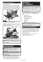 Предварительный просмотр 14 страницы Makita XVJ05 Instruction Manual