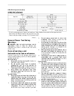 Предварительный просмотр 2 страницы Makita XWT01 Instruction Manual