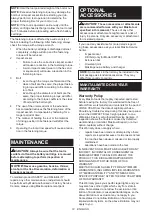 Preview for 12 page of Makita XWT07 Instruction Manual