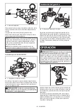 Предварительный просмотр 33 страницы Makita XWT07 Instruction Manual