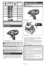 Preview for 6 page of Makita XWT07XV Instruction Manual