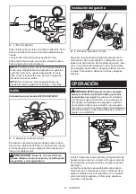 Preview for 22 page of Makita XWT08Z Instruction Manual