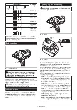 Предварительный просмотр 6 страницы Makita XWT09 Instruction Manual