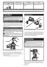 Preview for 8 page of Makita XWT11 Instruction Manual