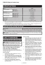 Preview for 2 page of Makita XWT13 Instruction Manual