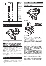 Preview for 6 page of Makita XWT14 Instruction Manual