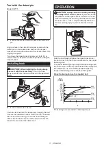 Предварительный просмотр 11 страницы Makita XWT15 Instruction Manual