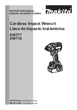 Makita XWT17 Instruction Manual preview