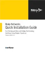 Mako Networks 6000 Series Quick Installation Manual предпросмотр