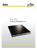 Mako Networks Mako 8875 Product Handbook preview