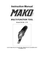 Предварительный просмотр 1 страницы MAKO TOOLS SROM 1179 Instruction Manual