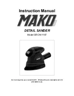 Preview for 1 page of Mako SROM 1187 Operating Manual