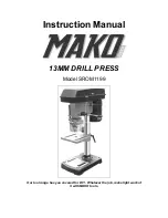 Mako SROM1199 Instruction Manual preview