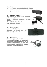 Preview for 8 page of Makro Detektor JEOTECH User Manual