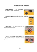 Preview for 10 page of Makro Detektor JEOTECH User Manual