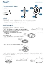 Предварительный просмотр 2 страницы MAKS MAKS Keyfob Quick Start Manual