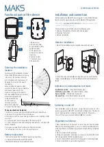 Предварительный просмотр 2 страницы MAKS PIR COMBI Manual