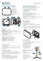 Предварительный просмотр 2 страницы MAKS SIREN Outdoor Manual