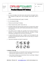 Preview for 9 page of MAKSPOWER HC12.8V100Ah Product Manual