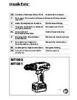 Предварительный просмотр 1 страницы Maktec MT080 Instruction Manual