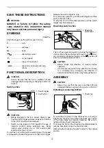 Предварительный просмотр 4 страницы Maktec MT603 Instruction Manual