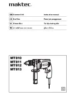 Maktec MT810 Instruction Manual предпросмотр