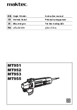 Maktec MT955 Instruction Manual preview