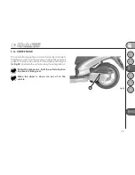 Предварительный просмотр 117 страницы Malaguti centro 125 ie User Manual