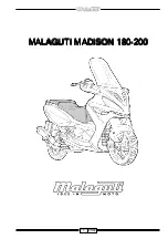 Malaguti MADISON Series Manual preview