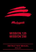 Malaguti MISSION 125 Instruction Manual preview