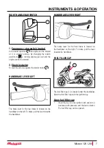 Предварительный просмотр 7 страницы Malaguti MISSION 125 Instruction Manual