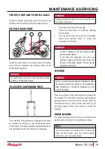 Предварительный просмотр 19 страницы Malaguti MISSION 125 Instruction Manual