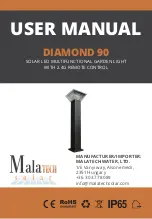 Preview for 1 page of Malatech DIAMOND 90 User Manual