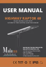 Malatech HIGHWAY RAPTOR 60 User Manual preview