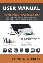 Preview for 1 page of Malatech SUNSTONE TRAVELLER 600 User Manual