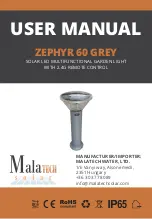 Preview for 1 page of Malatech ZEPHYR 60 GREY User Manual